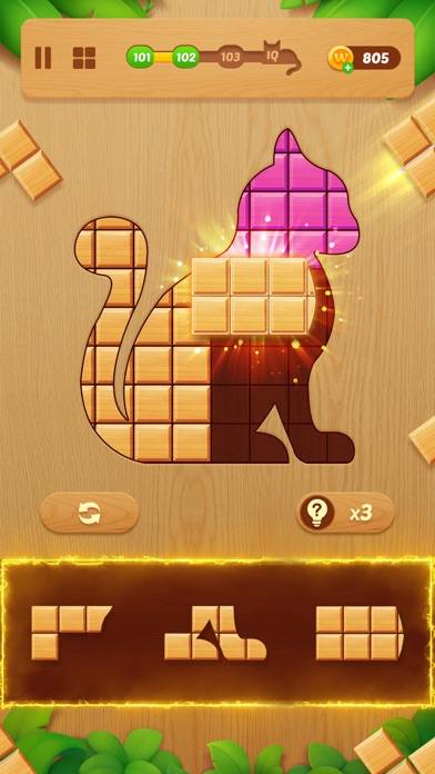 Block Crush: Wood Block Puzzle App skärmdump #4