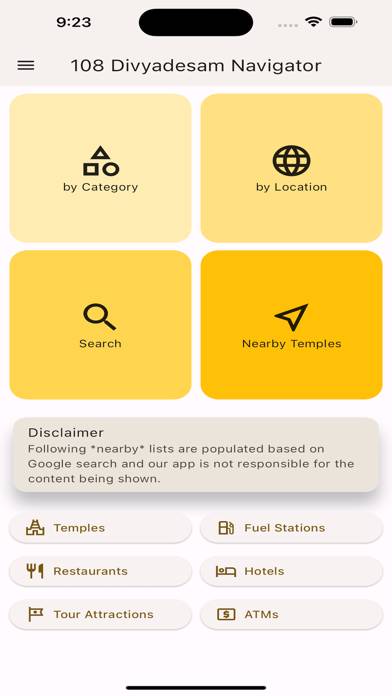 108 Divyadesam Navigator App screenshot #1