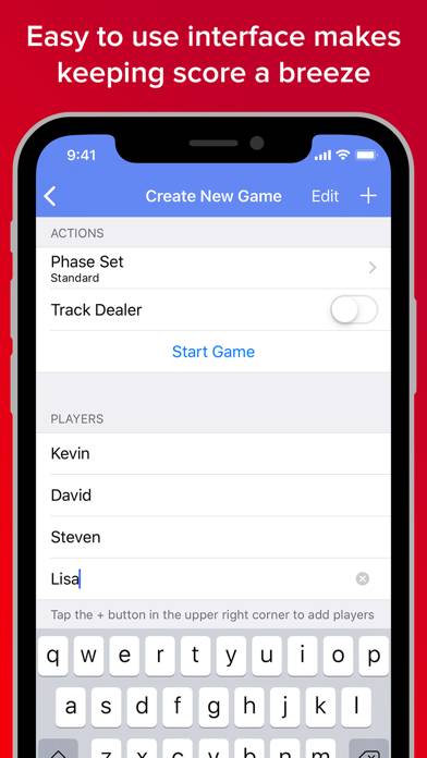 Phase 10 Score Keeper Pro App screenshot #5