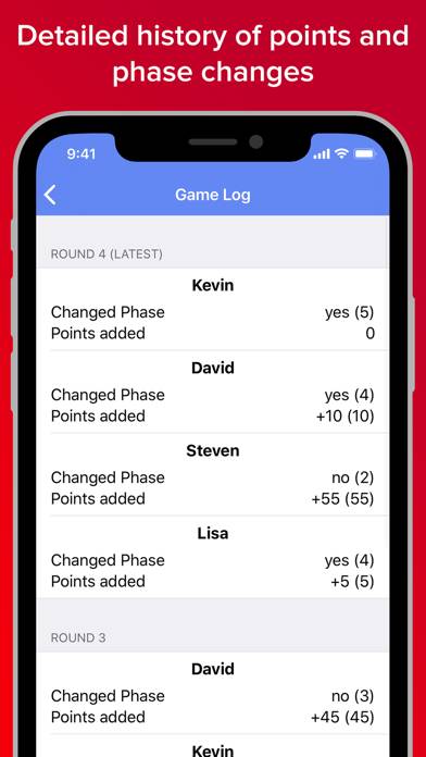 Phase 10 Score Keeper Pro App screenshot #6