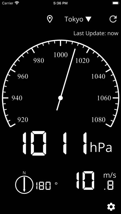 The Barometer -Digital- App skärmdump