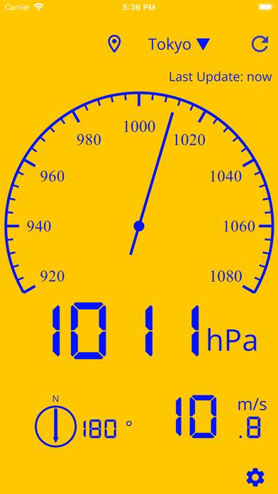 The Barometer -Digital- App skärmdump
