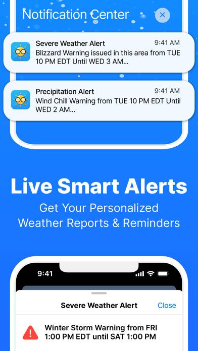 Smart Weather: Forecast Alerts App screenshot