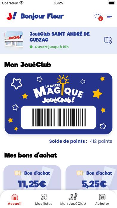 JouéClub Capture d'écran de l'application