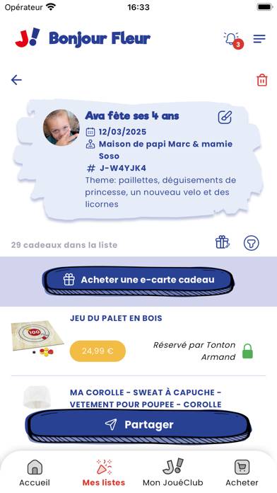 JouéClub Capture d'écran de l'application