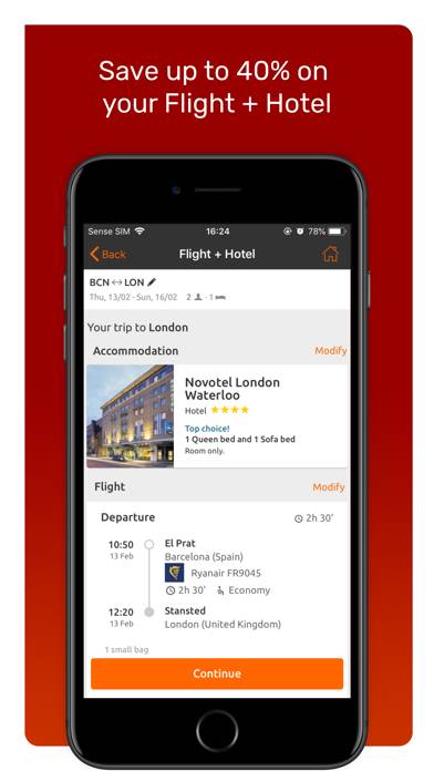 Opodo: Book cheap flights App-Screenshot #2