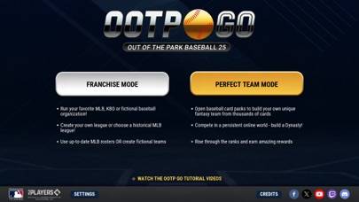 OOTP Baseball Go 25 capture d'écran