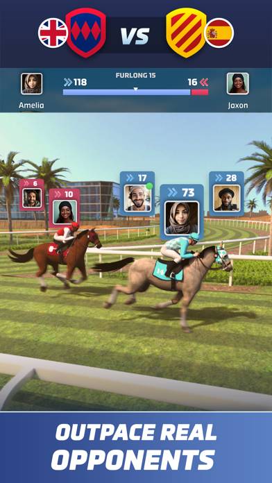 Horse Racing Rivals: Team Game Capture d'écran de l'application #4