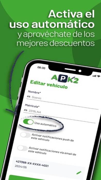 Aparcados Captura de pantalla de la aplicación #5