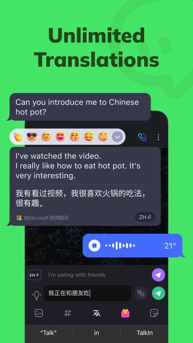 TalkIn-Language Learning Captura de pantalla de la aplicación #1