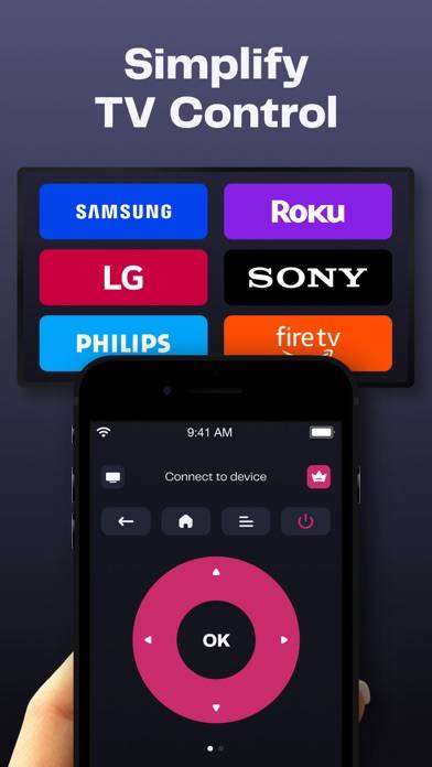 Universal TV Remote Control ◦ Schermata dell'app #1