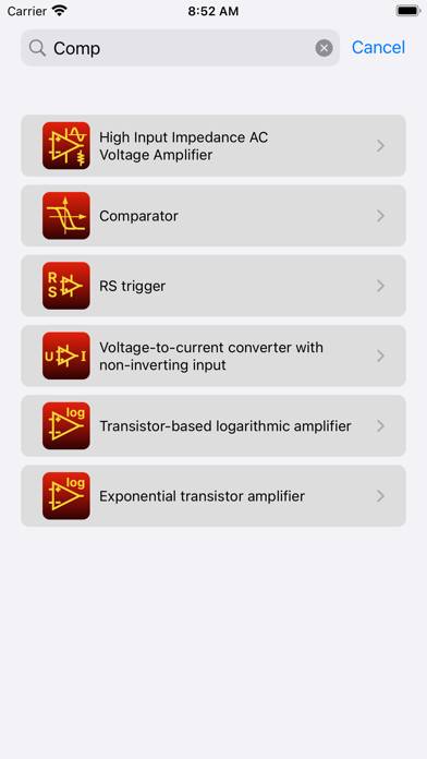 Operational Amplifiers Pro App screenshot #5