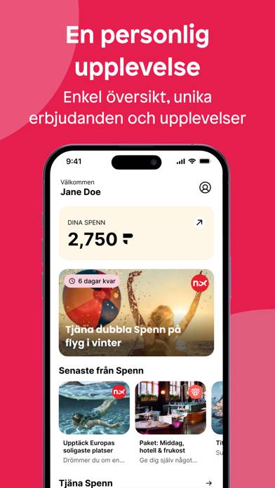 Spenn – förmånsvaluta App skärmdump