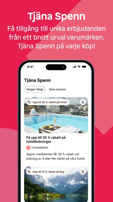 Spenn – förmånsvaluta App skärmdump