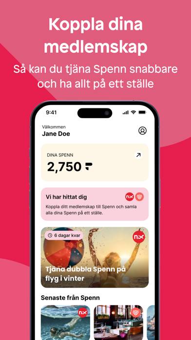 Spenn – förmånsvaluta App skärmdump