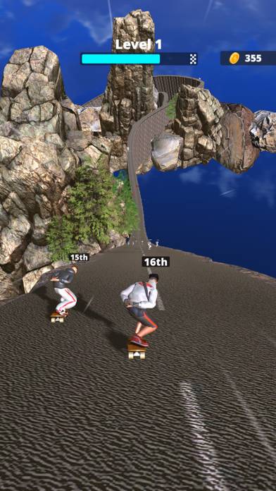 Downhill Racer Schermata dell'app #1