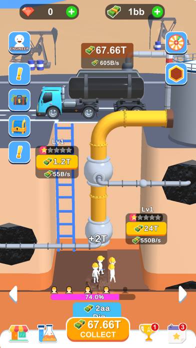 Idle Oil Well App screenshot #4