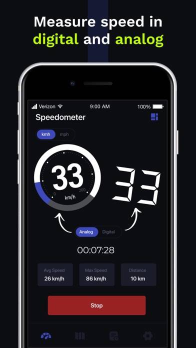 Speedometer Odometer Hud Speed App screenshot