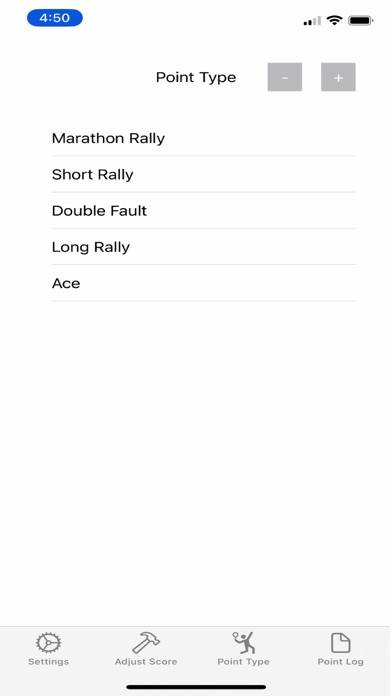 Quicktap Tennis Scorekeeper App screenshot