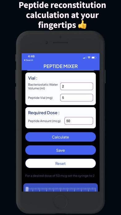 PepCal: Peptide Calculator App screenshot #1
