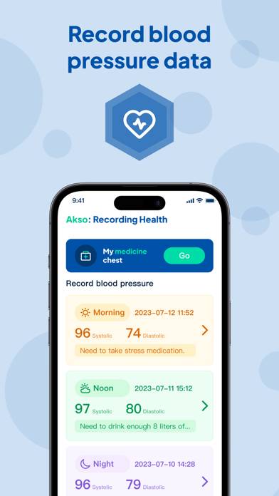 Akso: Recording Health immagine dello schermo