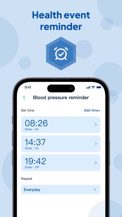 Akso: Recording Health Schermata dell'app