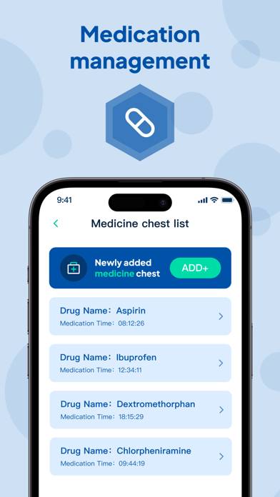 Akso: Recording Health Schermata dell'app