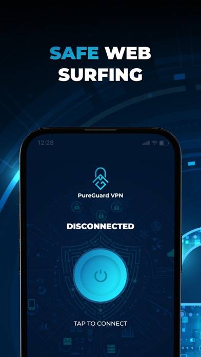 PureGuard VPN App screenshot