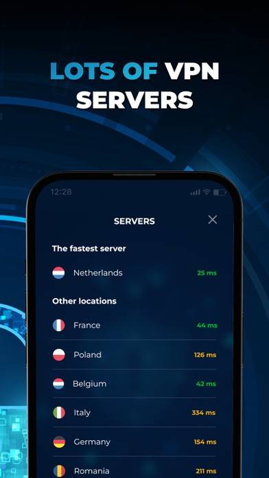 PureGuard VPN App screenshot