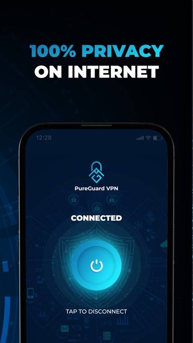 PureGuard VPN App screenshot