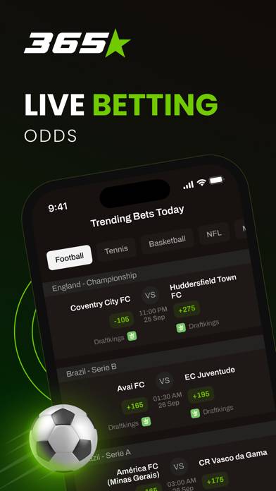365: Live Sport Betting Odds Uygulama ekran görüntüsü #1
