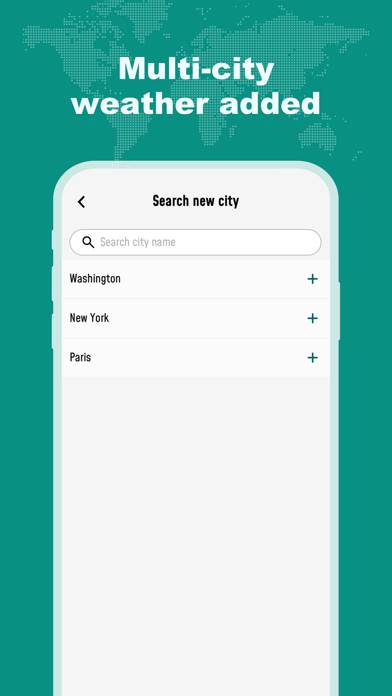 Weather Radar & Forecast Capture d'écran de l'application