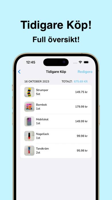 Ullared Shopping App skärmdump