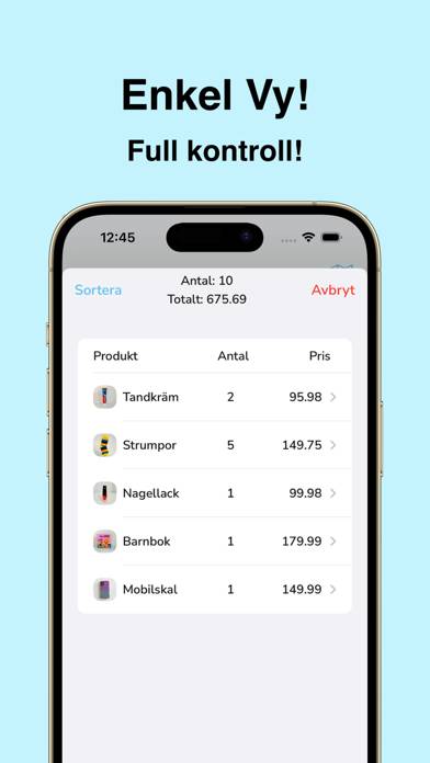 Ullared Shopping App skärmdump