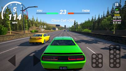 No Hesi Car Traffic Racing App screenshot #2
