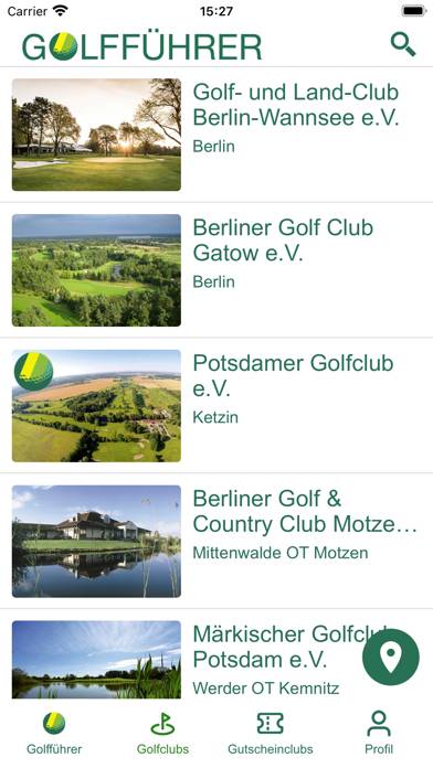 Golfführer für Deutschland App-Screenshot #1