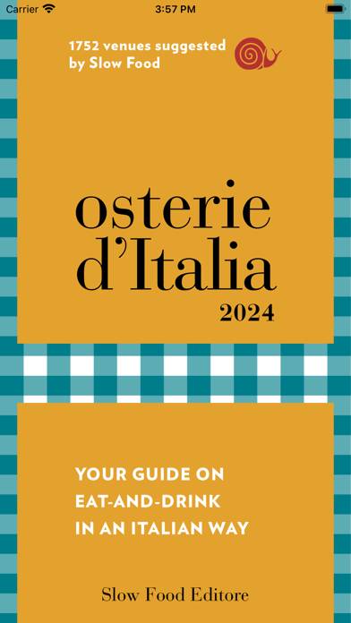 Osterie d'Italia 2024 App screenshot #1