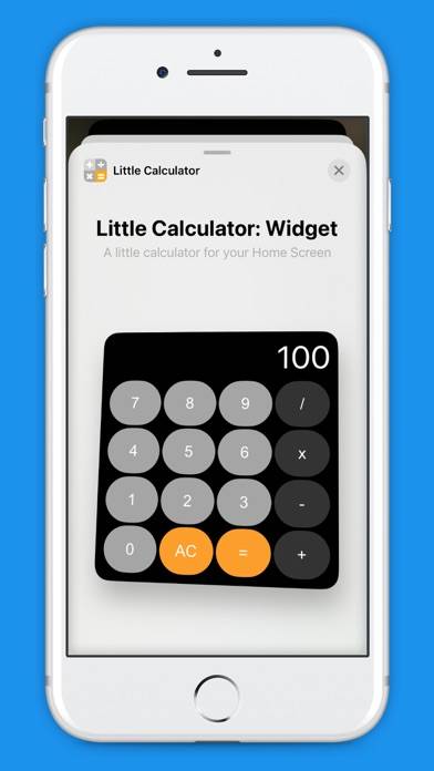 Little Calculator: Widget App screenshot #2
