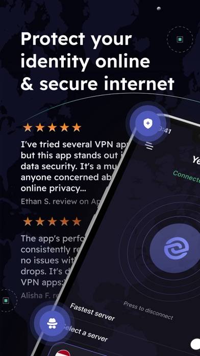 Yes Safety VPN App screenshot