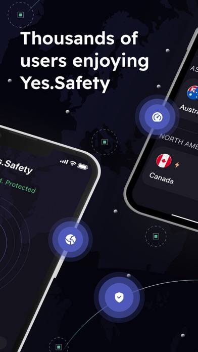 Yes Safety VPN App screenshot