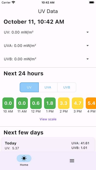 Sky and Sol UV Tracker Premium App screenshot #1