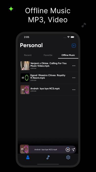 Offline Music Player: Music EQ Schermata dell'app #1
