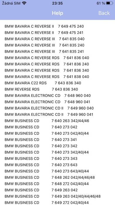 RADIO CODE for BMW BUSINESS App screenshot