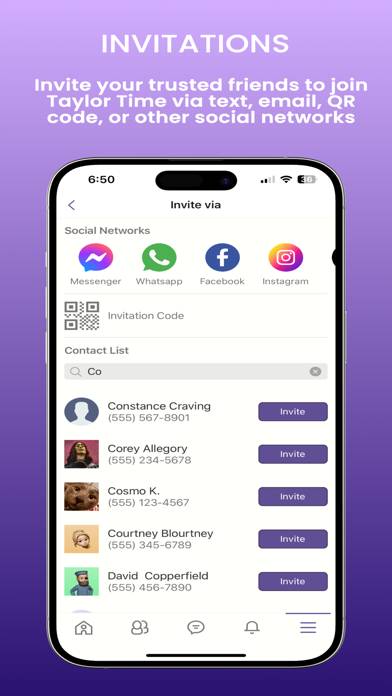 Taylor Time App screenshot