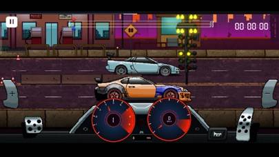 Pixel X Racer schermata del gioco