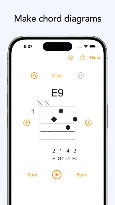 ChordMate 4 Schermata dell'app