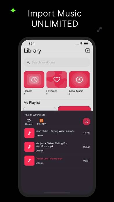 Offline Music Tube ‣MP3 Player Captura de pantalla de la aplicación #1