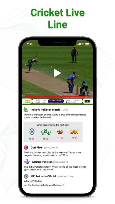Live Cricket TV 2024 Capture d'écran de l'application #1