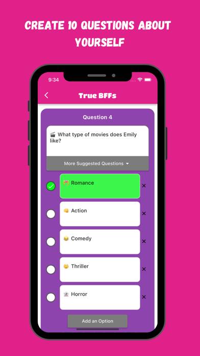 TrueBFF- BFF Test Capture d'écran de l'application #2