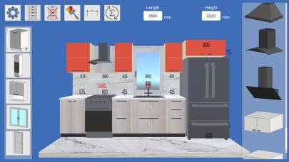 Editor de Cocina 3D Captura de pantalla de la aplicación